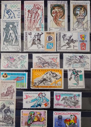 Álbum de sellos Checoslovaquia/ CCPP / Bulgaria +
