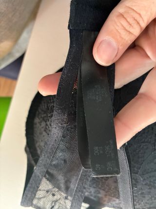 Sujetador de aros con encaje Y RELLENO