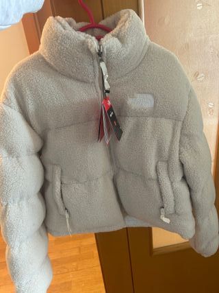Cazadora The North Face Beige/Blanca