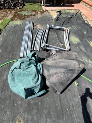 Trampolín para niños con red de seguridad saltador