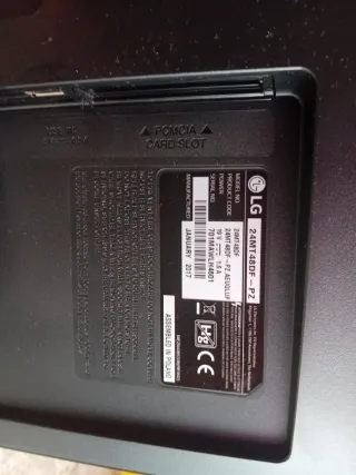 Televisor LG Negro Pequeño