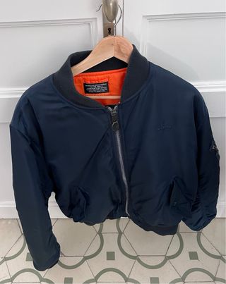 Cazadora Bomber Schott MA-1 Azul Nunca usado