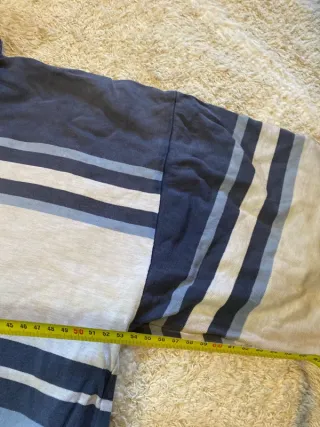 TSB Polo Rayas Retro Azul Blanco