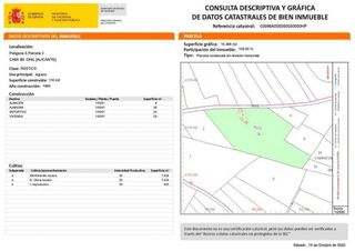 Casa rural en venta en Onil