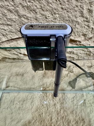 Filtro de mochila 300 L/h 3 W LIQUIDACIÓN