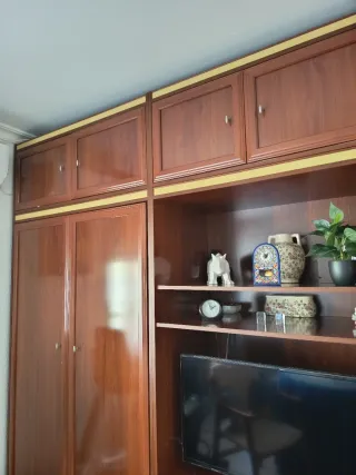 Mueble modular madera con 2 somieres