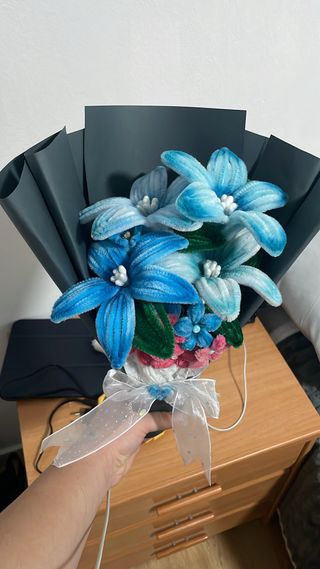 Flores de limpiapipas a pedido