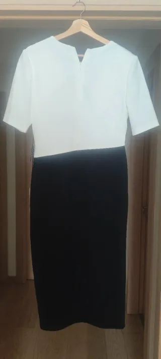Vestido blanco y negro sin estrenar
