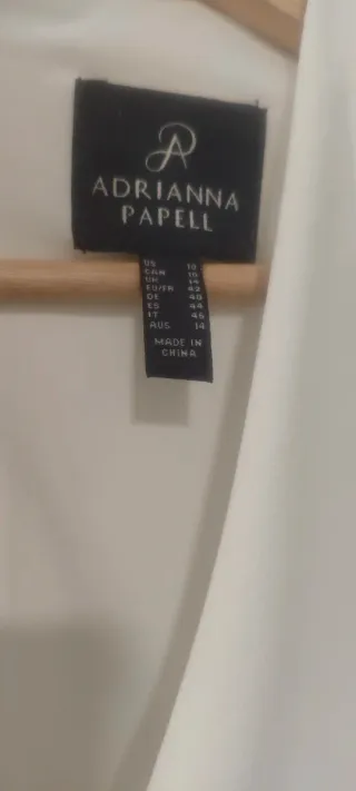 Vestido blanco y negro sin estrenar