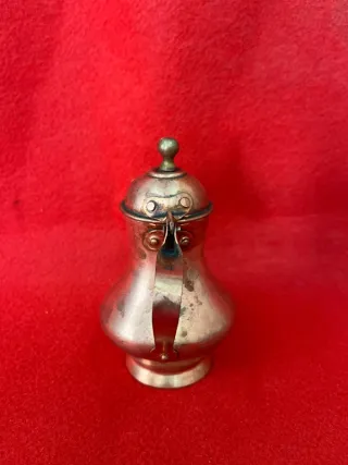 Teiera in Rame Dorato e Argentato