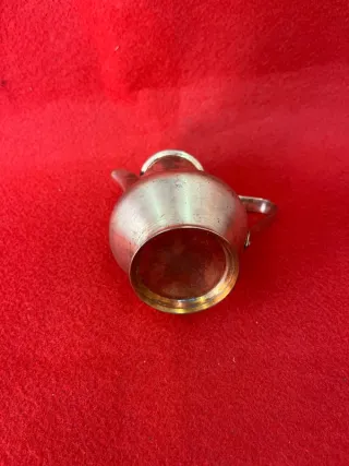 Teiera in Rame Dorato e Argentato