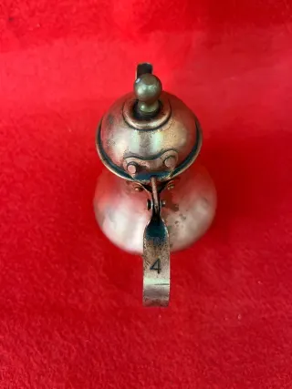 Teiera in Rame Dorato e Argentato