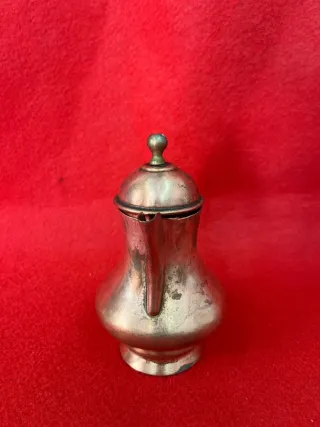 Teiera in Rame Dorato e Argentato