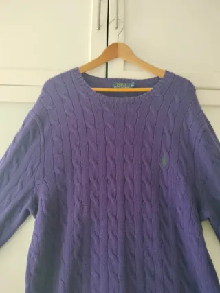 Jersey Polo Ralph Lauren Morado Talla XL