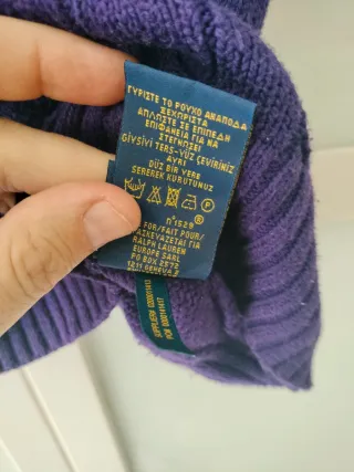 Jersey Polo Ralph Lauren Morado Talla XL