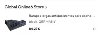 Rampas coche antideslizantes negras