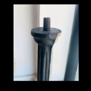 Mesa bistro hierro marmol