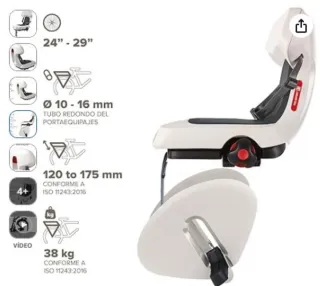 Silla bici junior polisport