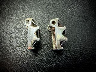 Colgantes Plata Diseño Circonitas Rectangulares