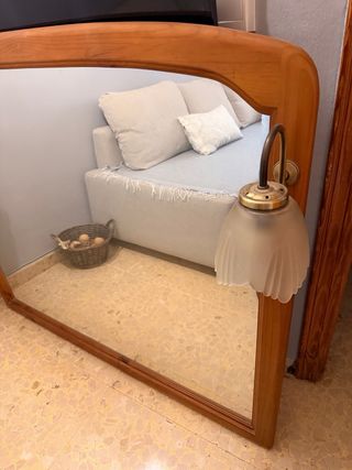 Espejo de madera 125x105cm