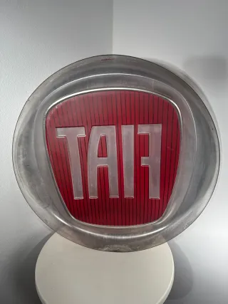 Insegna Fiat Auto - Fronte Rosso