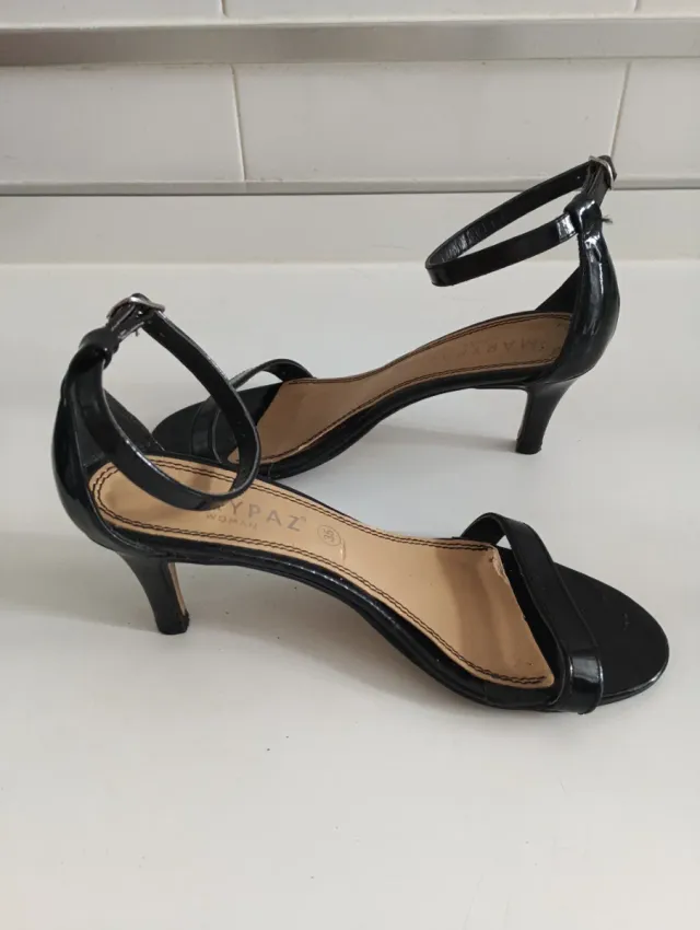 Sandalias Mary Paz Negras Talla 35/36