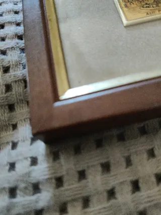 Quadretto con cornice in legno