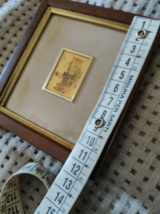 Quadretto con cornice in legno