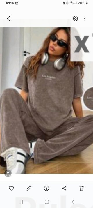 Conjunto dos piezas mujer curvi XXXL