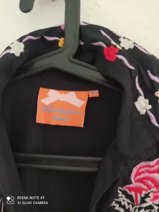 Vestido Almatriche bordado flores