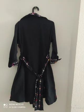 Vestido Almatriche bordado flores