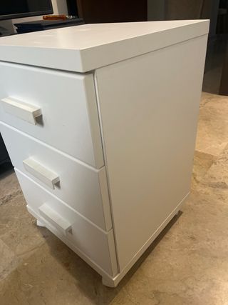 Cajonera blanca 3 cajones