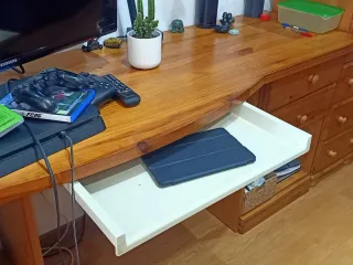 Dormitorio Litera madera, escritorio y cajonera