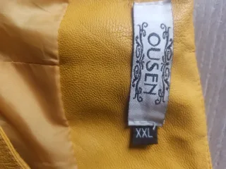 Giubbotto in pelle effetto trapuntato