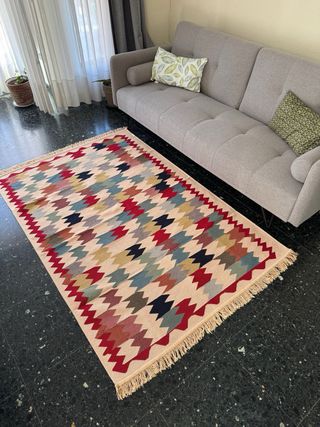 Tappeto Kilim in Cotone 120x180 cm