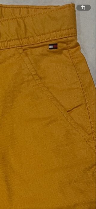 Pantalón corto Tommy Hilfiger Amaril-naranja T.176