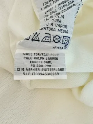 Polo Ralph Lauren Manica Lunga Cotone Uomo XXL