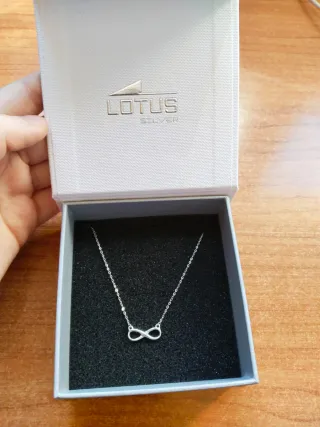 Collar Lotus Infinito Plata