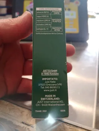 Olio Eucalipto Just Made in Switzerland