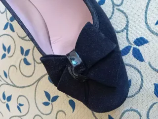 Zapatos ante negro talla 38