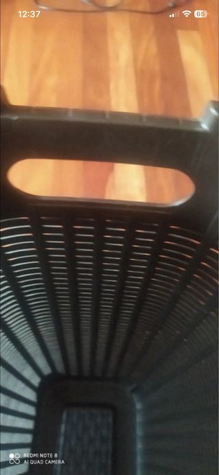 Cesto de resina negro