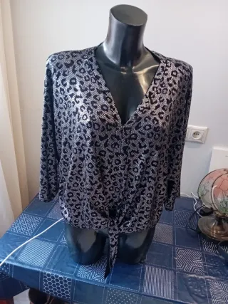 Jersey estampado leopardo