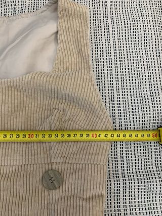 Vestido pana vintage años 90