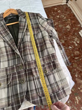 Giacchetta a quadri da donna