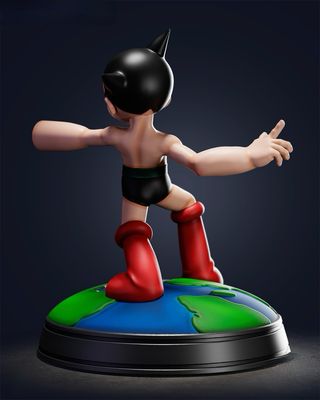 Figura Atom Astro Boy con Base