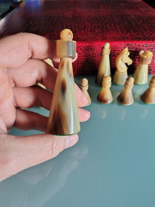 Antico scacchiere in corno