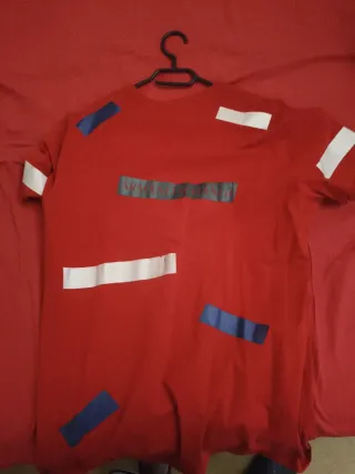 Camiseta Armani Exchange Roja Original