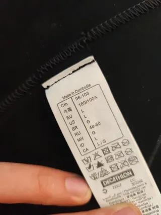 Traje de neopreno negro 4.3 mm