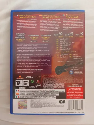 Juego Guitar Hero Aerosmith PS2