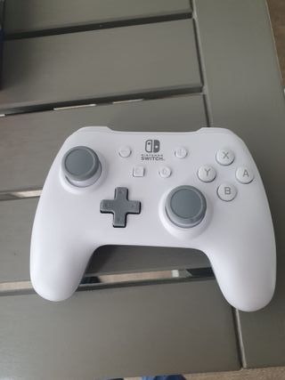 Mando Nintendo Switch Blanco PowerA + Cable